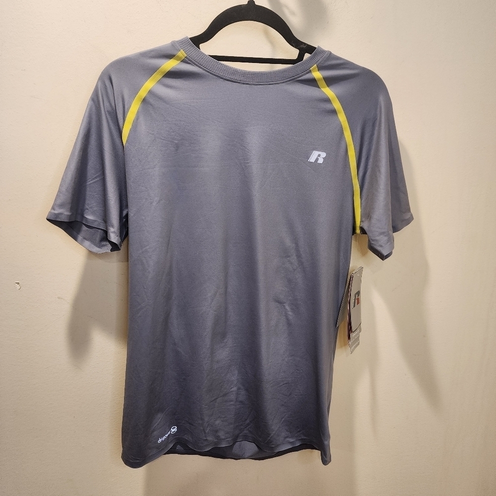 RUSSELL Men's Gray Athletic T-shirt size M NWT